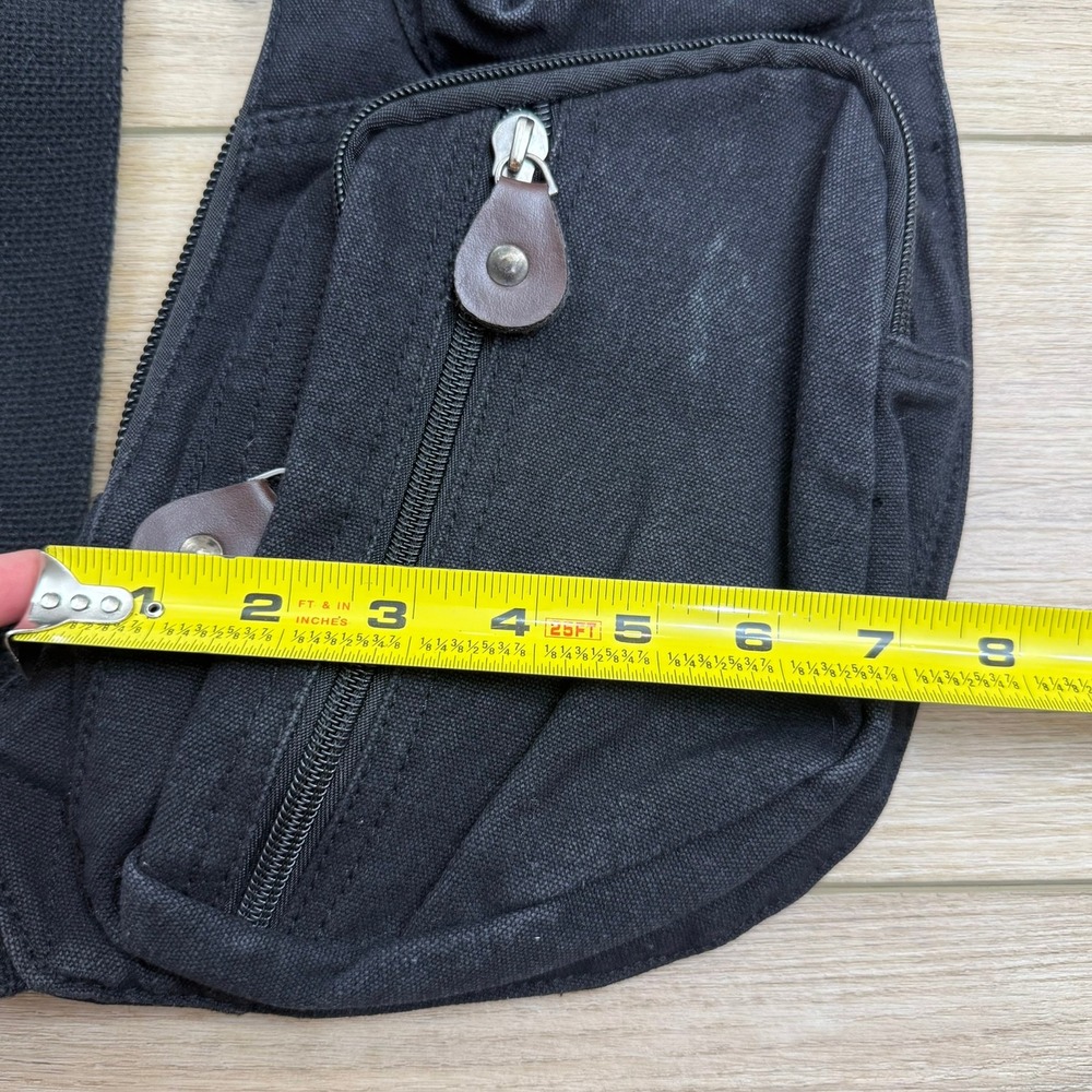 Rothco Canvas Sling Bag Crossbody Shoulder Backpack Travel Daypack Tactical - Picture 11 of 11